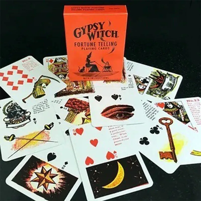 Цыганская ведьма карты удачи Lenormand колода Таро для начинающих карточная игра