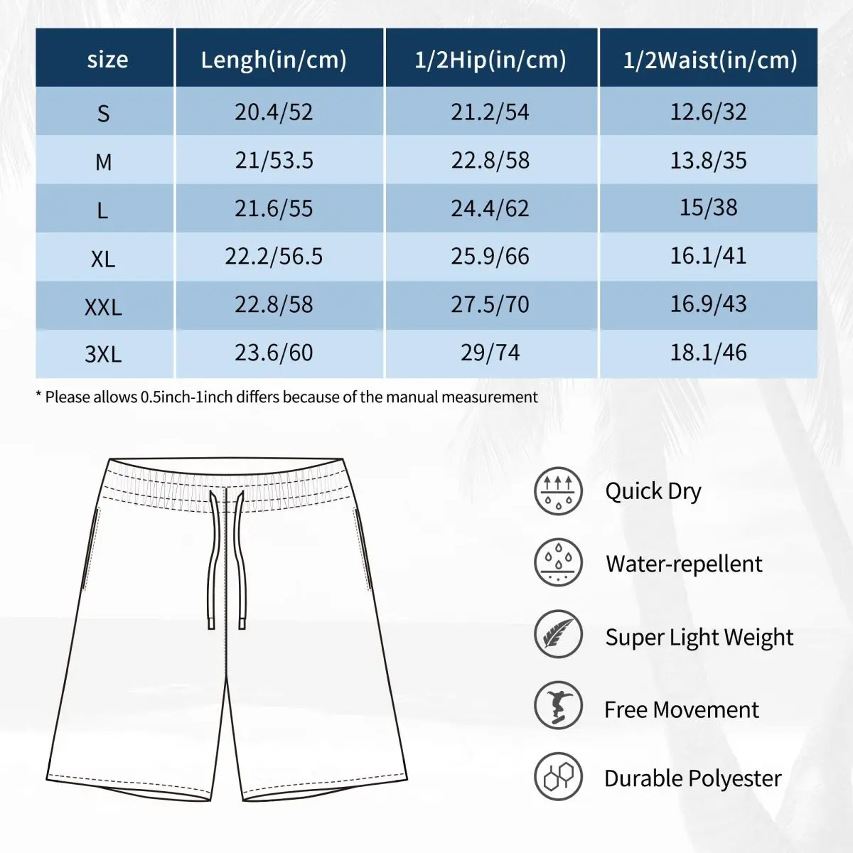Пляжные шорты Eleggua Trunks, повседневные быстросохнущие летние мужские шорты для плавания (art.: 3920dc1cb5bc5) - 3920dc1cb5bc5