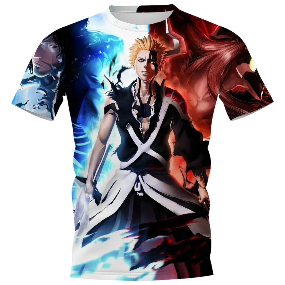 

CLOOCL Hot Anime T-shirts BLEACH 3D Graphic T Shirts Fashion Summer Short Sleeve Hip Hop Tees Harajuku Men Clothing Dropshipping