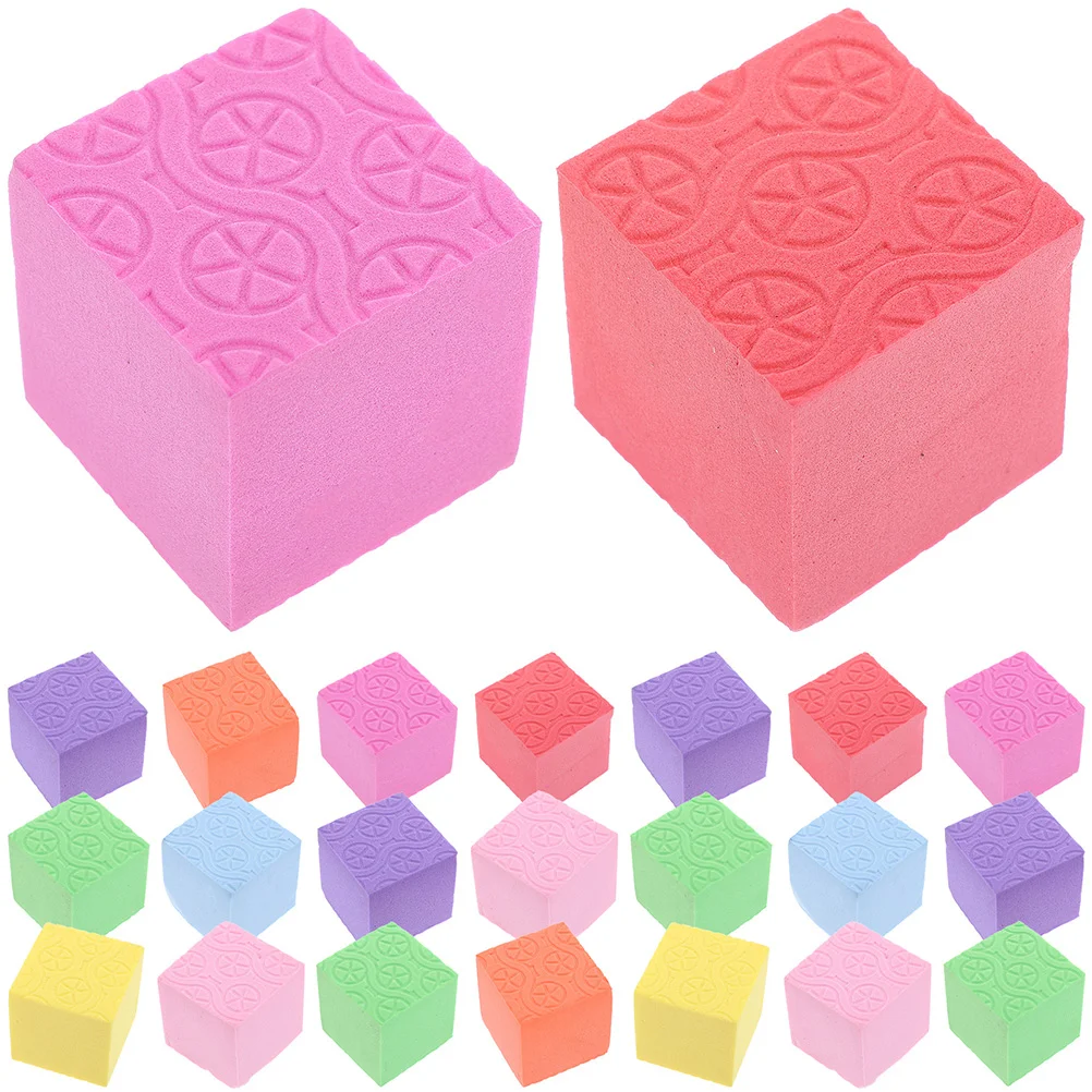 

Kids Educational Toy Early Blocks Plaything Child Colorful Foam Cubes Counters Building