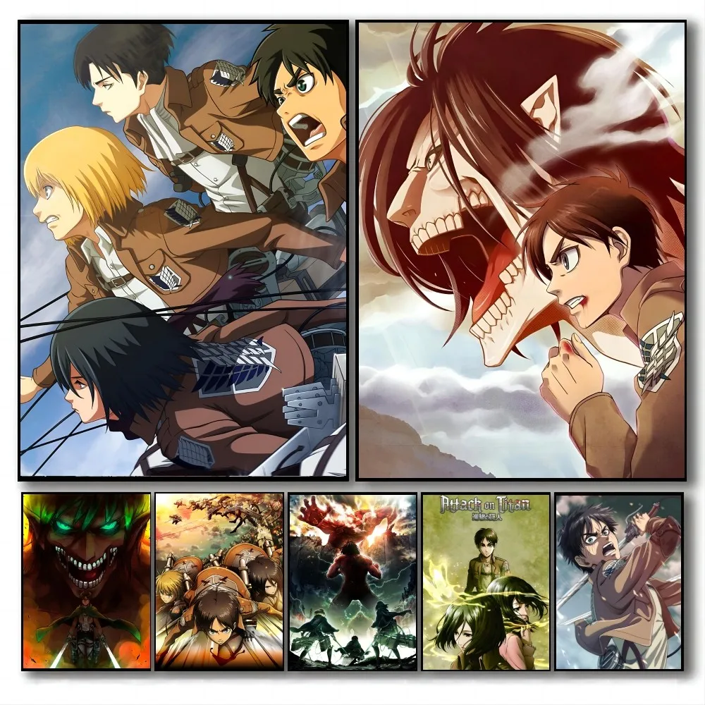 Постер Эрена джагермикаса 1 шт. бумажный плакат с принтом для украшения дома