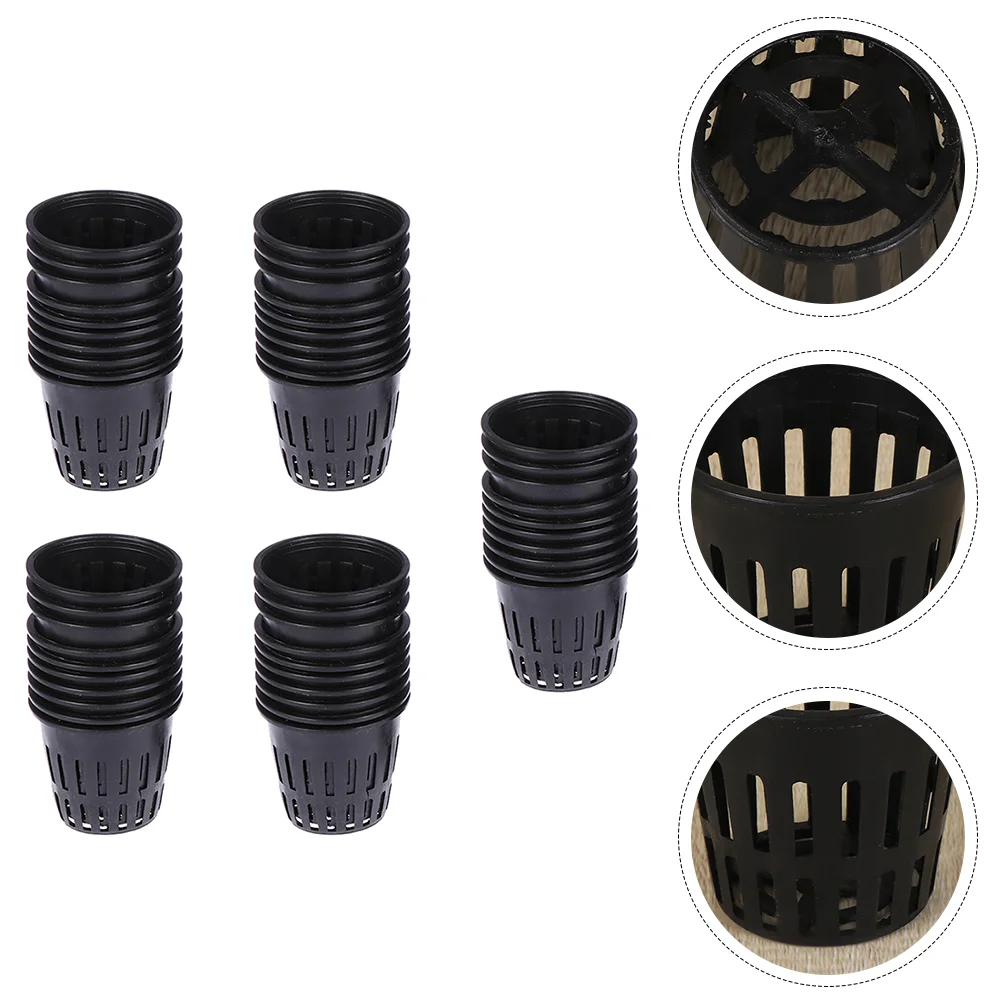 

Net Pot Mesh Cup Hydroponics Cups Garden Pots Slottedhydroponic Orchid Nursery Planting Grow