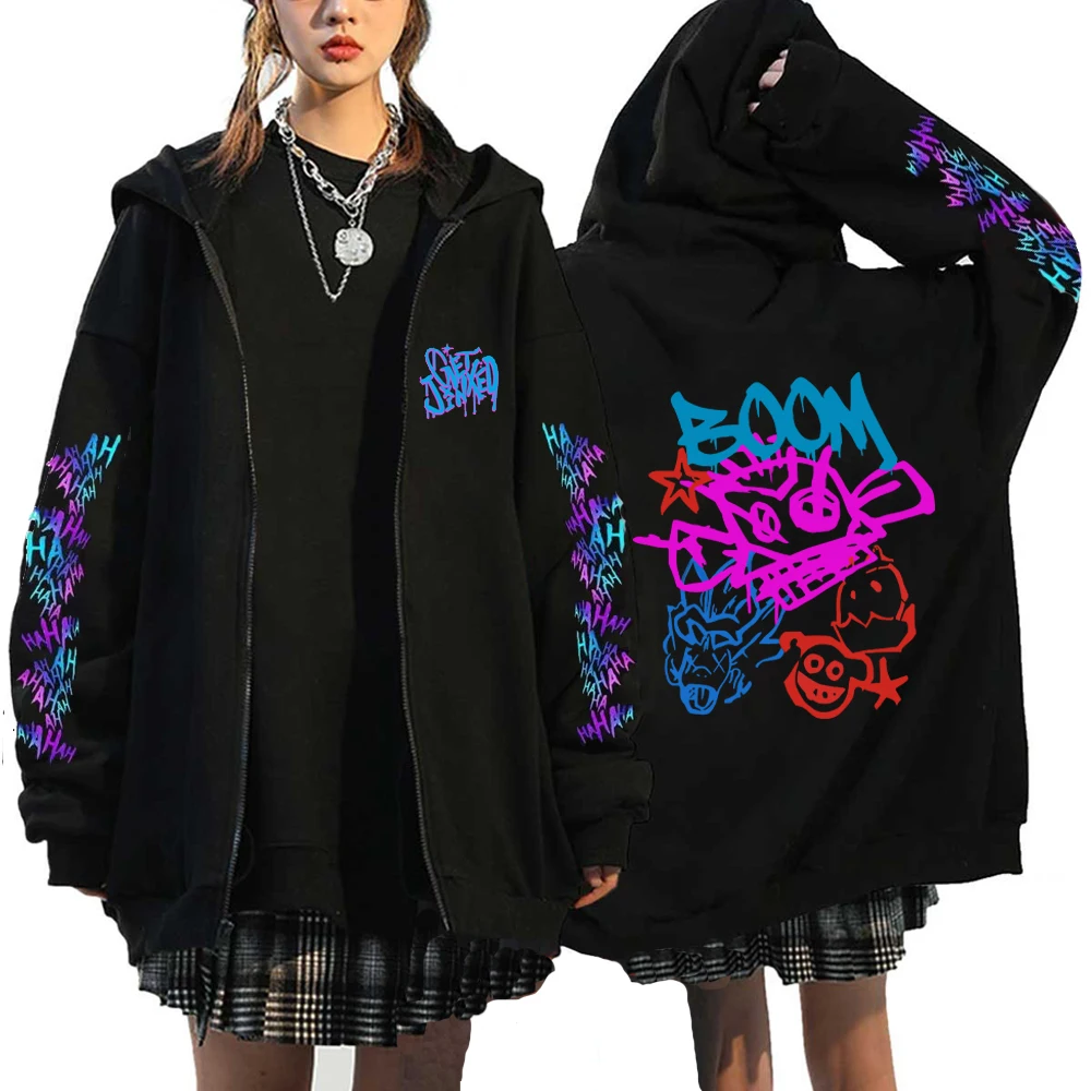 Arcane Jinx толстовка monkey graffiti unisex