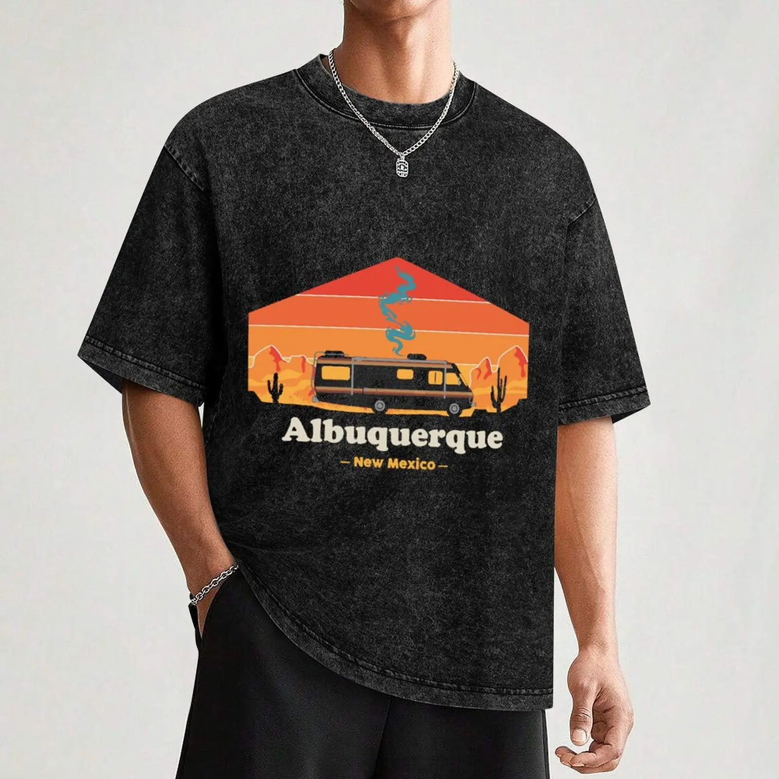 Альбукерканская-во все тяжкие футболки заготовки таможенная графическая