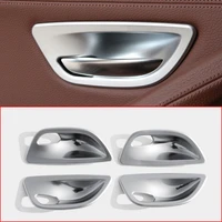 4pcs abs car interior door handle bowl cover trim for bmw 5 series f10 f18 2011 2017 car interior chrome accessories