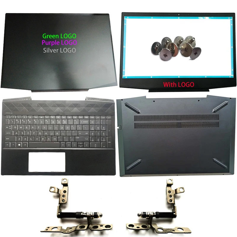 Новая задняя крышка ЖК-дисплея для ноутбука HP Pavilion 15-CX/Передняя панель/петли/Упор для рук/Нижняя крышка TPN-C133 L20314-001