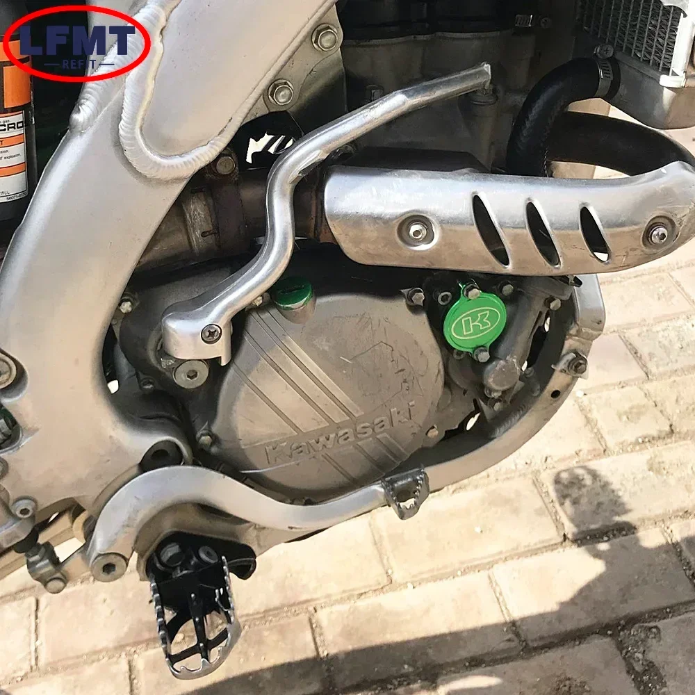 Чехлы для масляного фильтра с ЧПУ мотоцикла грязи детали Kawasaki KX250 KX250X KX250F KX450F KX450 KX