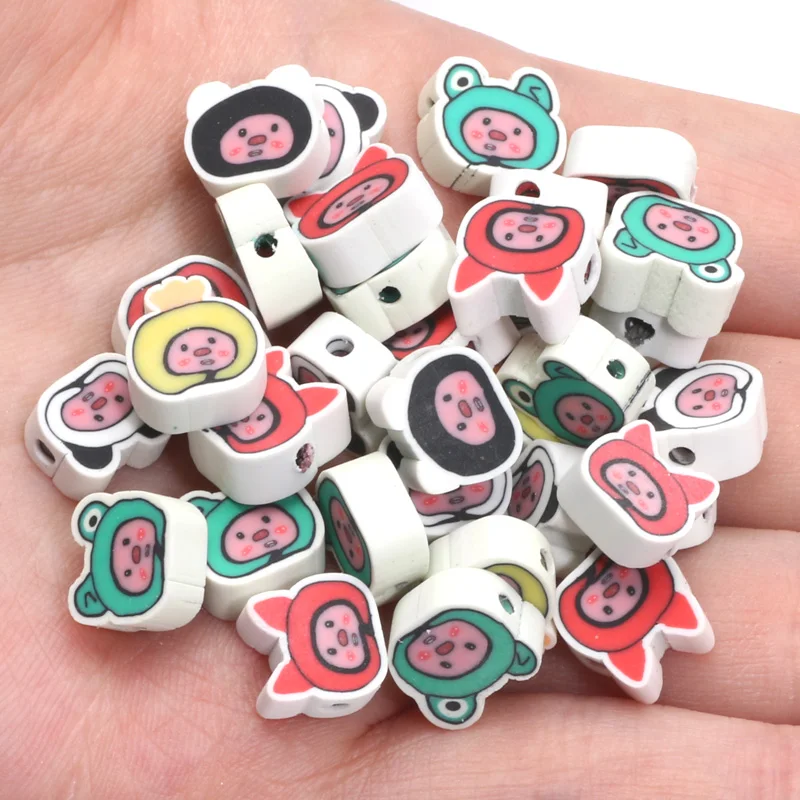 20/50/100 шт. бусины из полимерной глины для браслетов