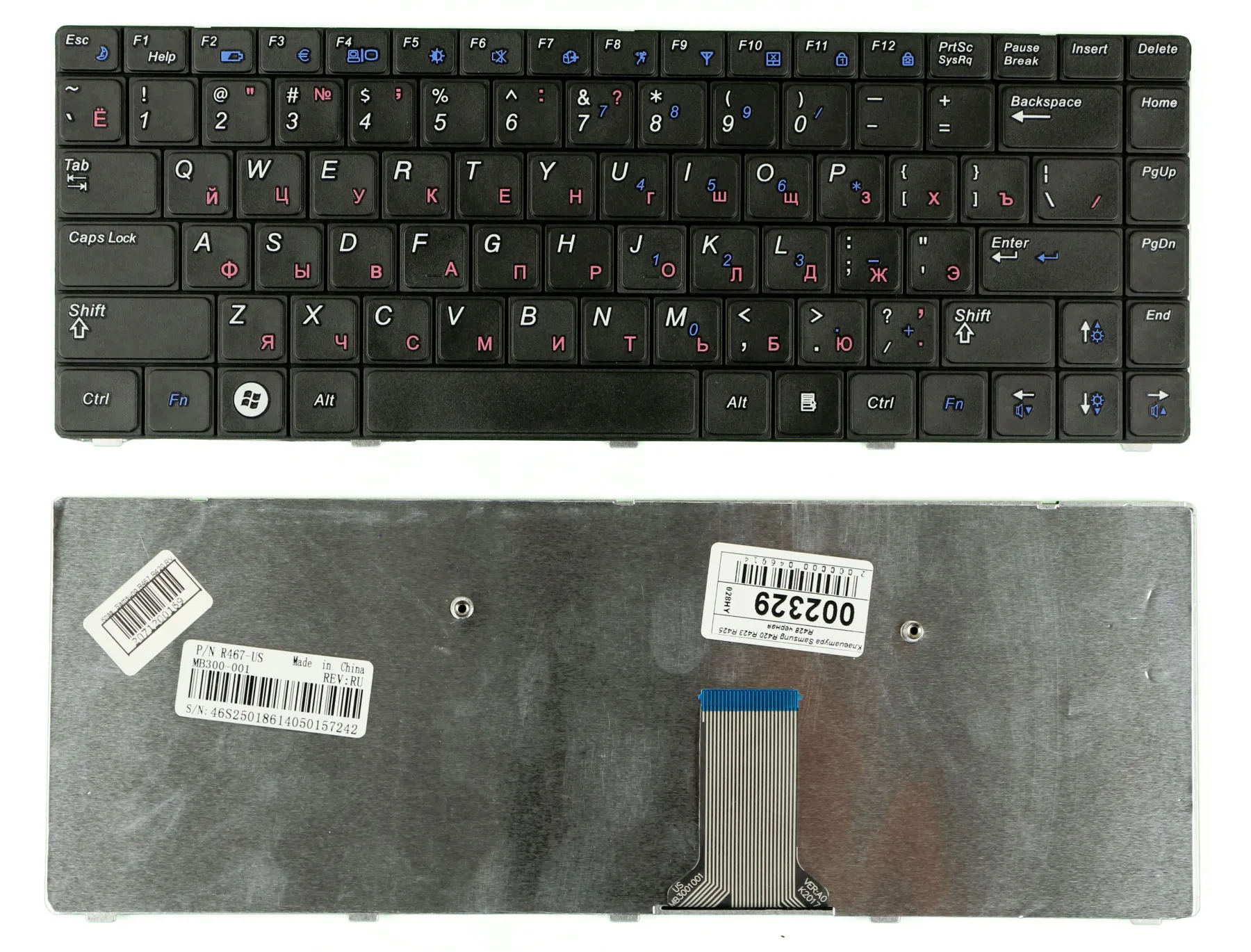 Клавиатура для Samsung RV408 черная | Компьютеры и офис