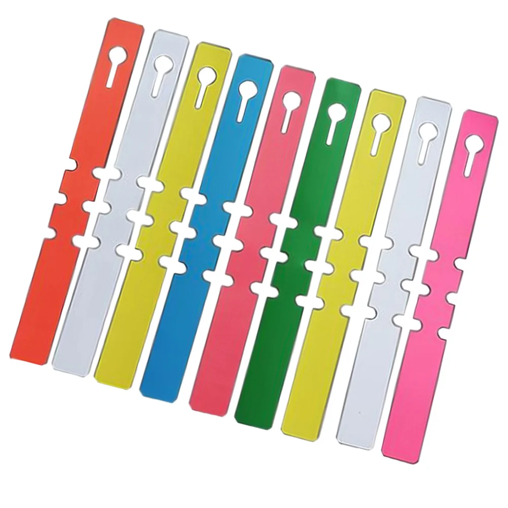 

100pcs Gardening Tree Labels Reusable Flower Tree Colorful Ties Marker Adjustable Writing Surface Tree for Home Garden Shop