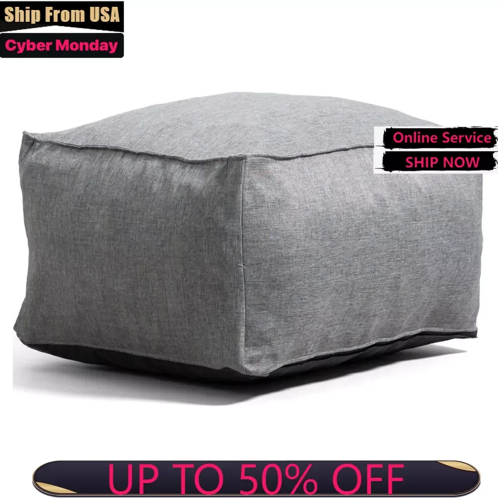 

mperial Lounger Ottoman, Union 2ft, Gray