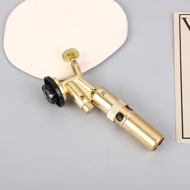 Портативная медная сварочная газовая горелка пламенный пистолет зажигалка для