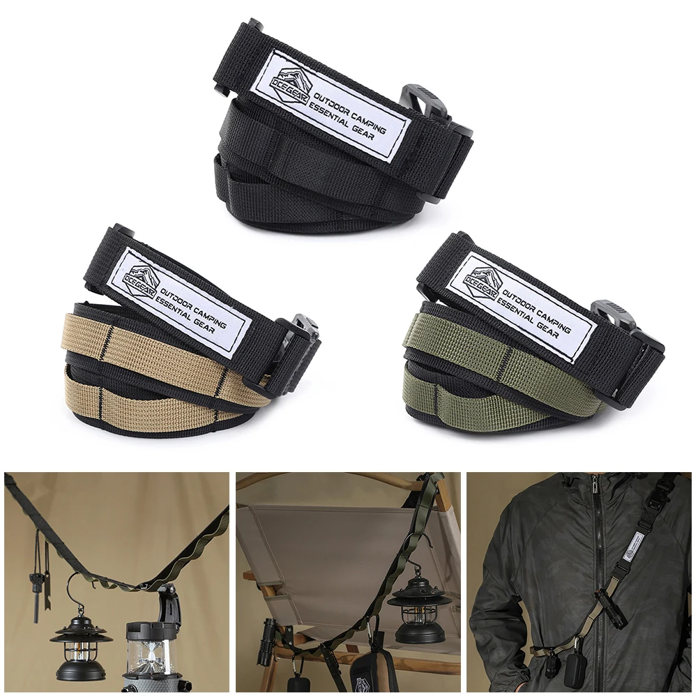 

Многофункциональный ремешок на плечо, портативный многофункциональный ремешок с навесом, веревка с магнитными двойными пряжками, оборудование для кемпинга