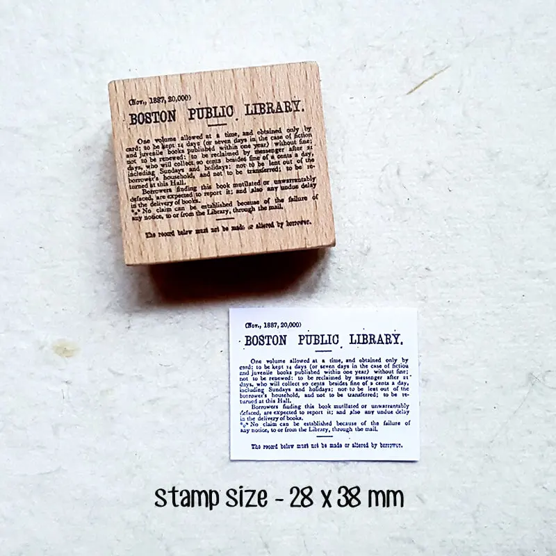 

Деревянный штамп Ex Libris