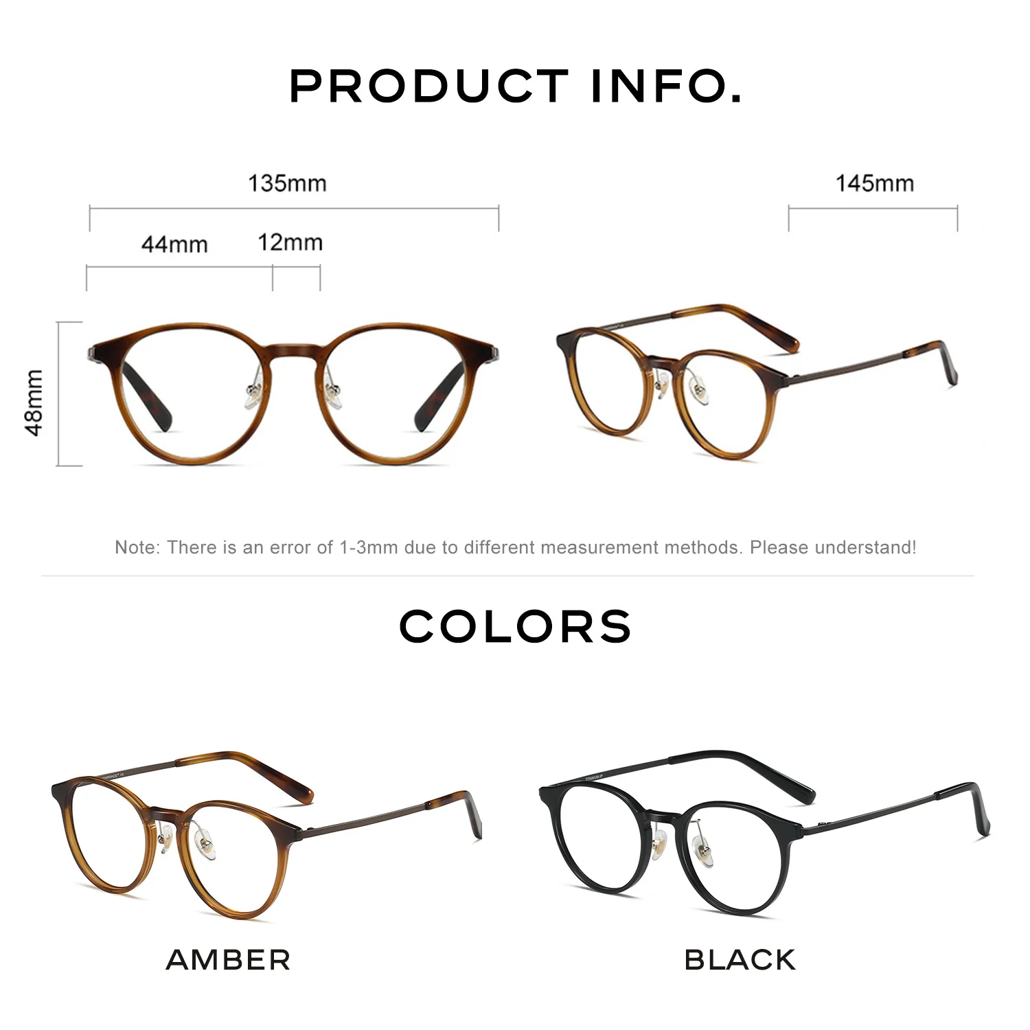 Оправы для очков CAPONI мужчин Ретро Винтажные высококачественные оправы