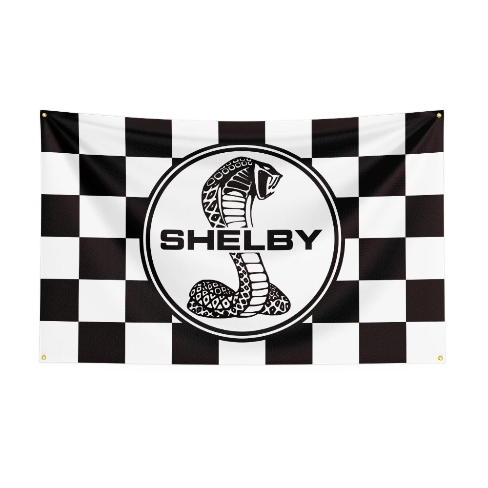 

Флаг гоночного автомобиля 3x5 Shelbys для декора