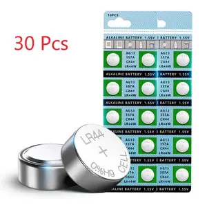 10/20/30pcs Batteries AG13 lr44 battery LR1154 LR1130 LR626 LR44W Battery Coin Cell 1.55V Alkaline for Push-button phone