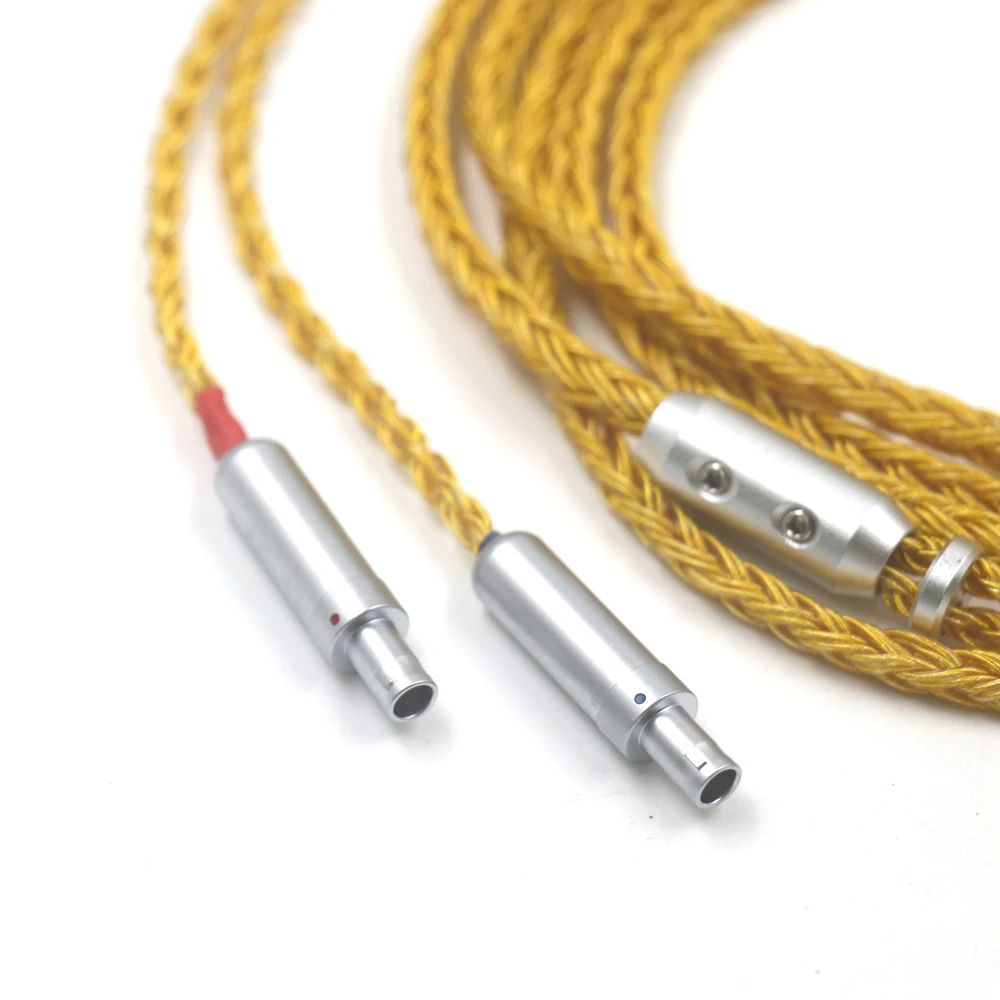 16-ядерные наушники HiFi с позолоченным кабелем для наушников Sennheiser HD800 HD800s HD820s HD820