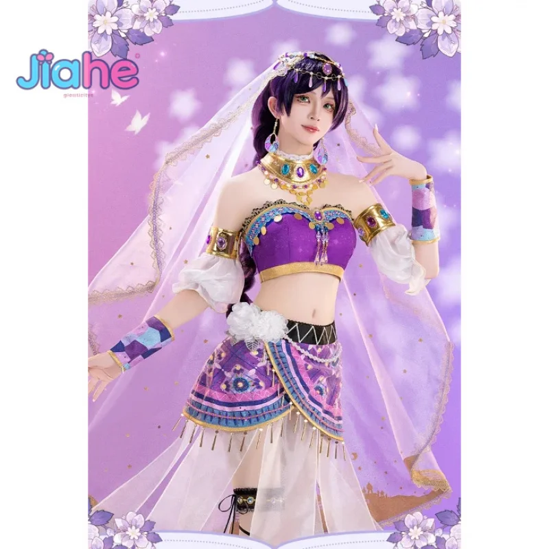 Фото Tojo Nozomi аниме LoveLive костюмы для косплея танцевальная дива пробуждение милое платье Хэллоуин вечерние ролевые игры одежда S-X NewL №2