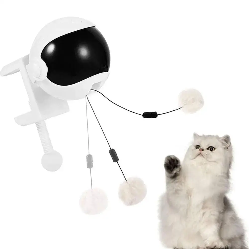 

Funny Electric Cat Toy Lifting Ball Cats Teaser Toy Rotating Toys Electronic Toys Electric Flutter Cat Interactive Motion P T5P4