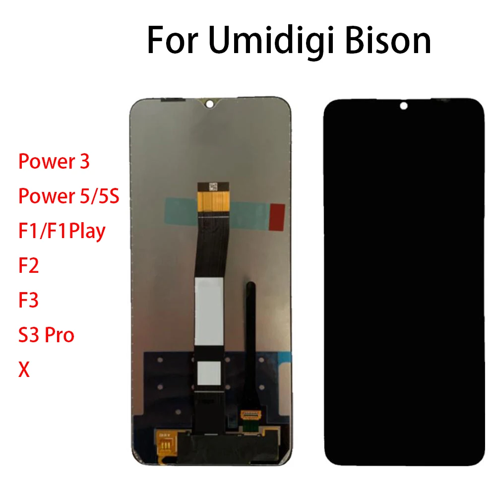 

For Umidigi X F1 F2 F3 S3 Pro Power 3 5 5S LCD Display Touch Screen Digitizer Assembly F1 Play F2 F3 LCD Display Pantalla Repair