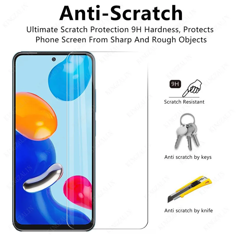 Закаленное стекло для Xiaomi Redmi Note 11 10 pro 11S 10S 10T защитная пленка экрана 9A 9C Global 6 43