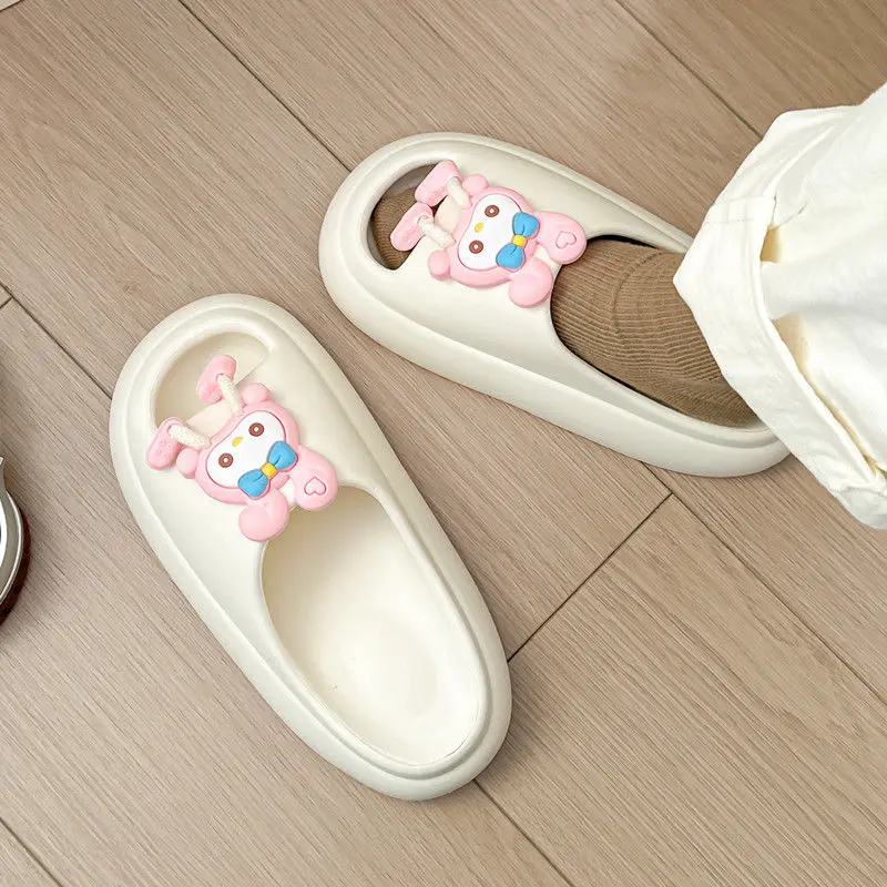 Милые Тапочки Sweet Hello сандалии с котенком аниме Ins Kawaii Sanrio женская летняя Милая