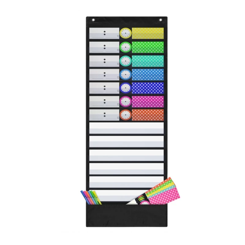 

Durable Schedule Pocket Chart for DAILY Scheduling and Word Study Optimize Classroom Management