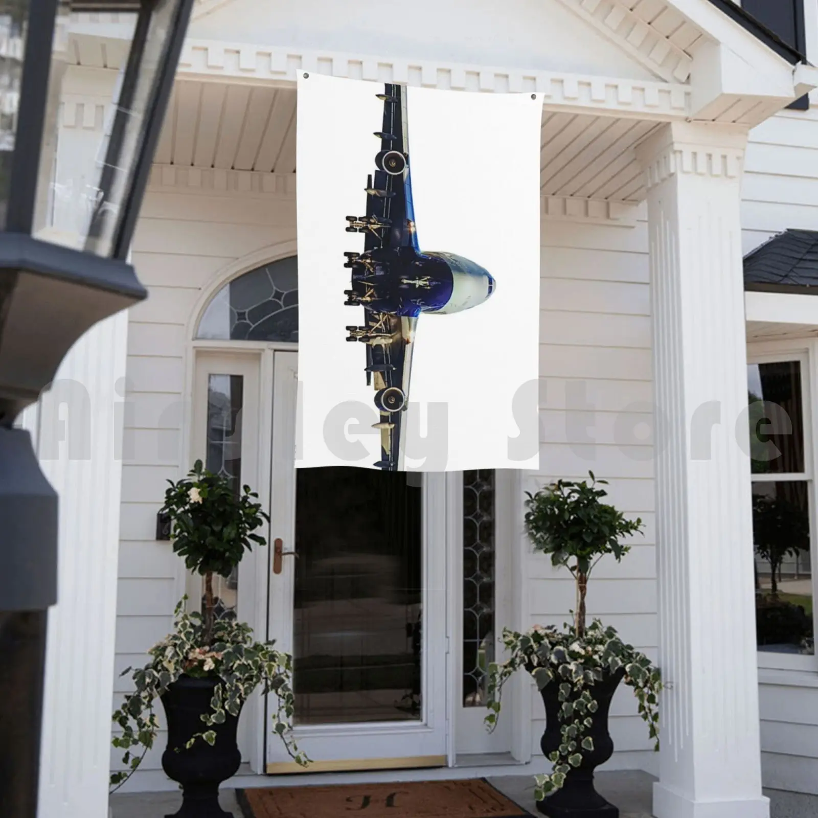 Большой самолет для путешествий в аэропорту праздничный уличный декор флаг