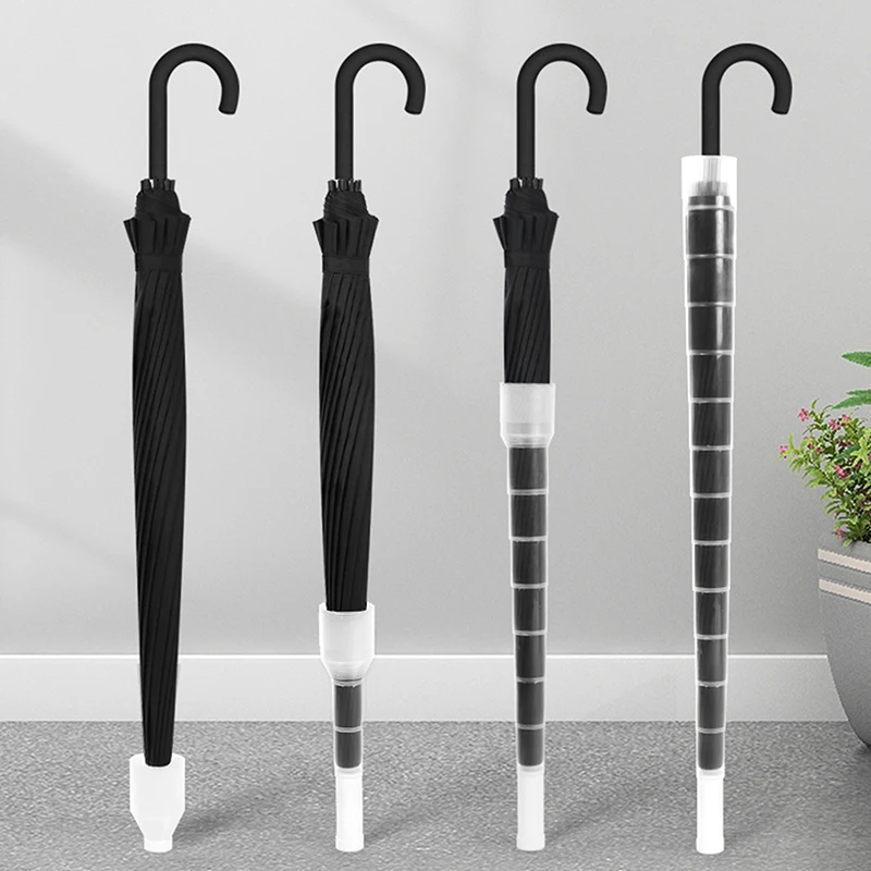 Hot Sale Straight Pole Umbrella Telescopic Waterproof Case Ground No-Drip Water Jacket Umbrella Cover 