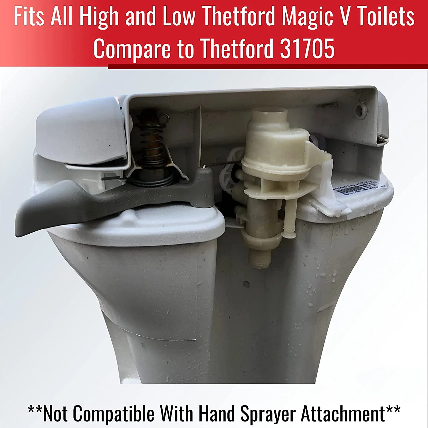 Модернизированный модуль туалетной воды в сборе сравните с клапаном Thetford 31705 Magic V для туалетов, герметичный, повышенный срок службы (art.: 3920ccc70541d) - 3920ccc70541d