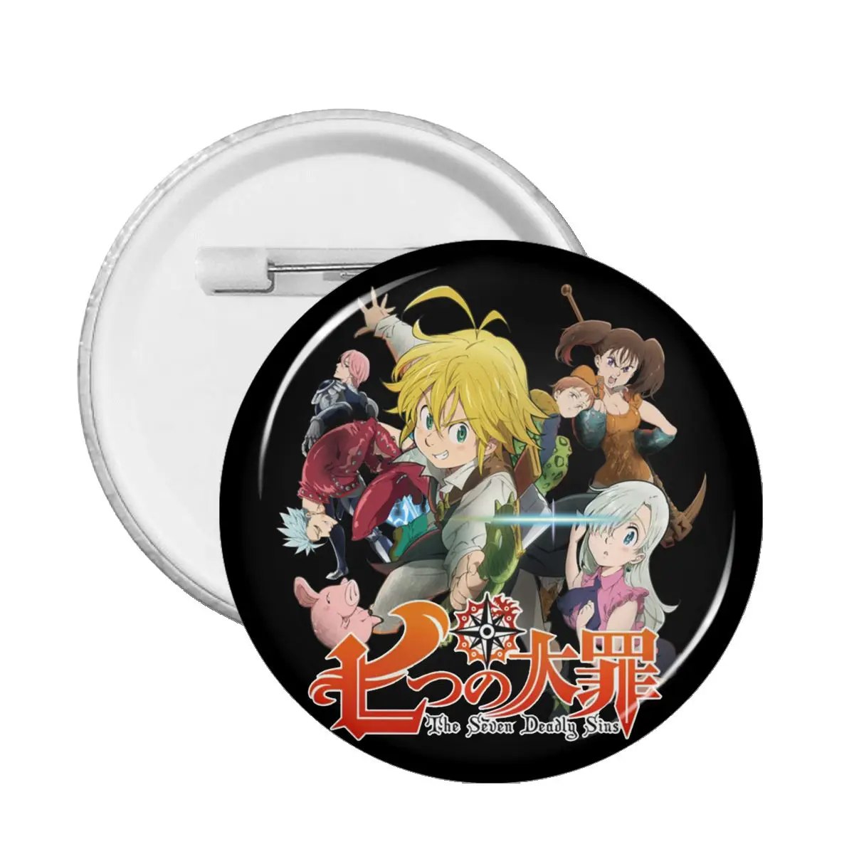 

Брошь на воротник «Семь смертных грехов»
