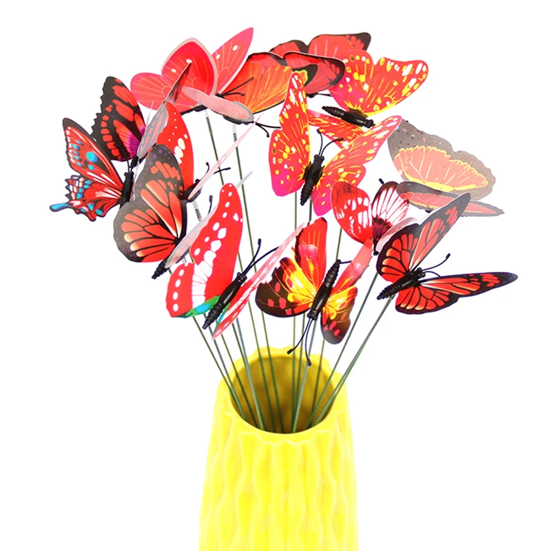 10 шт./набор декоративные палочки-бабочки