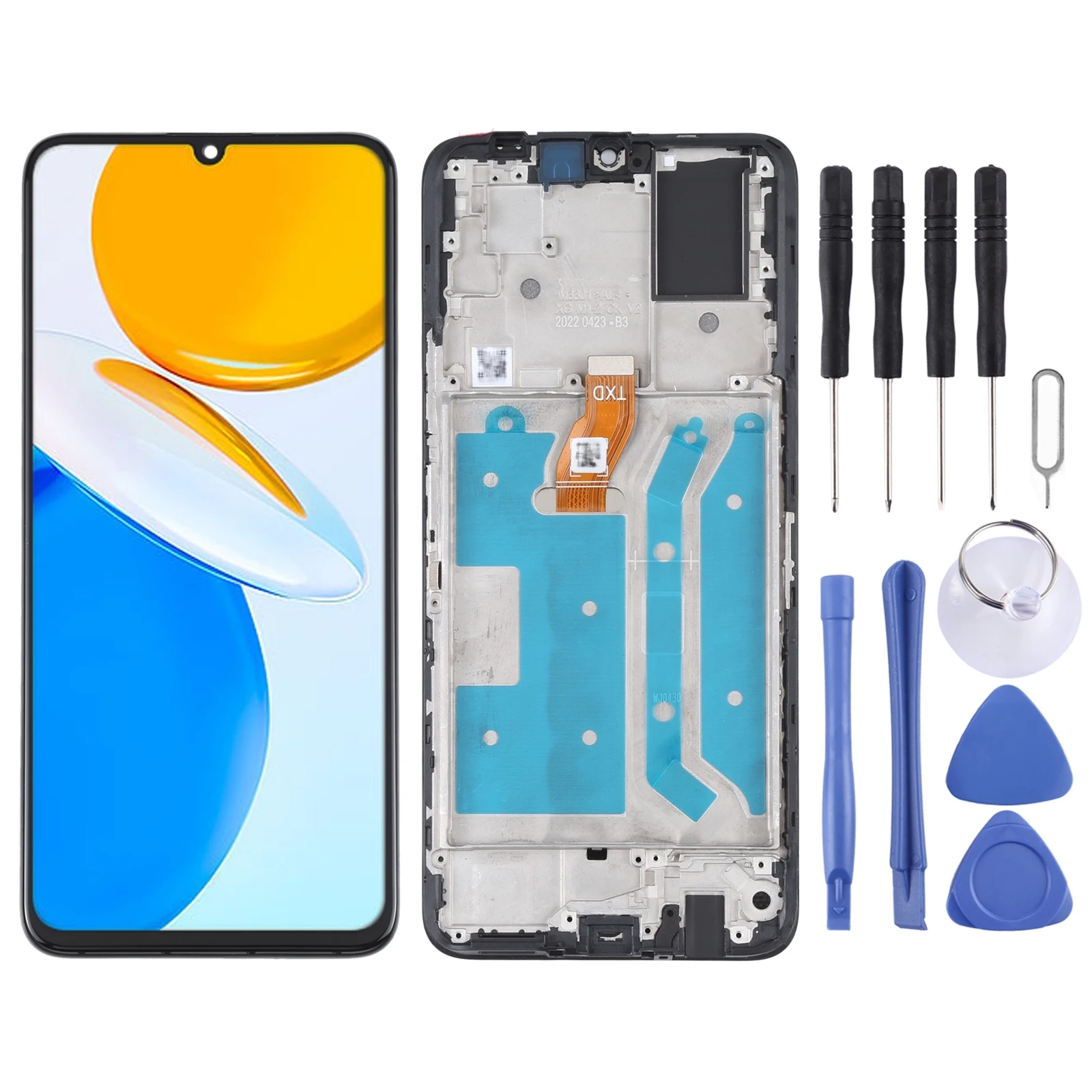 

for Honor X7 Original LCD Screen and Digitizer Full Assembly with Frame for Honor X7