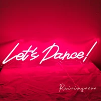 lets dance neon sign custom neon lights signs for room wall decoration wedding gaming room decor