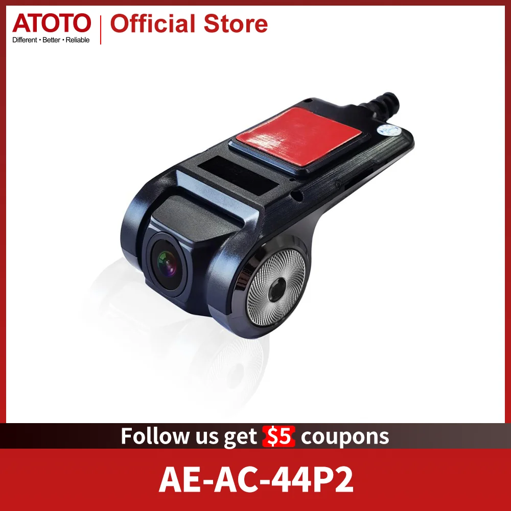 ATOTO Z-AC-44P2 1080P USB DVR On-Dash Camera - Recording Video On Camera End - Operation & Preview from ATOTO A6 Car Stereo Side