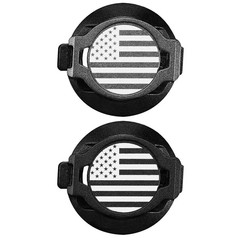 

Push Start Button Cover ABS Motors Ignition Switch General American Flag Trim Cover For Car Start And Stop Button Decoration