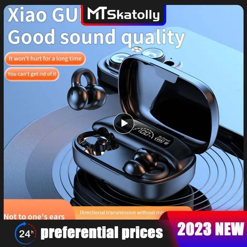 

Ear-mounted Intelligent Digital Display High Tech Simple Durable Long Battery Life Consumer Electronics Earphone Fashion No Pain