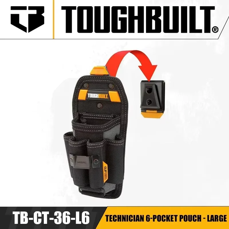 Чехол TOUGHBUILT для телефона 6 отделений большая многофункциональная сумка