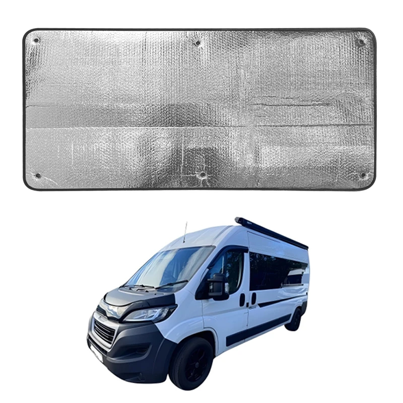 Фото Теплоизоляционные шторки для раздвижных дверей Fiat Ducato, Peugeot Boxer, Citroen Relay, высокая теплоизоляция, солнцезащитные шторы для кемпера №2