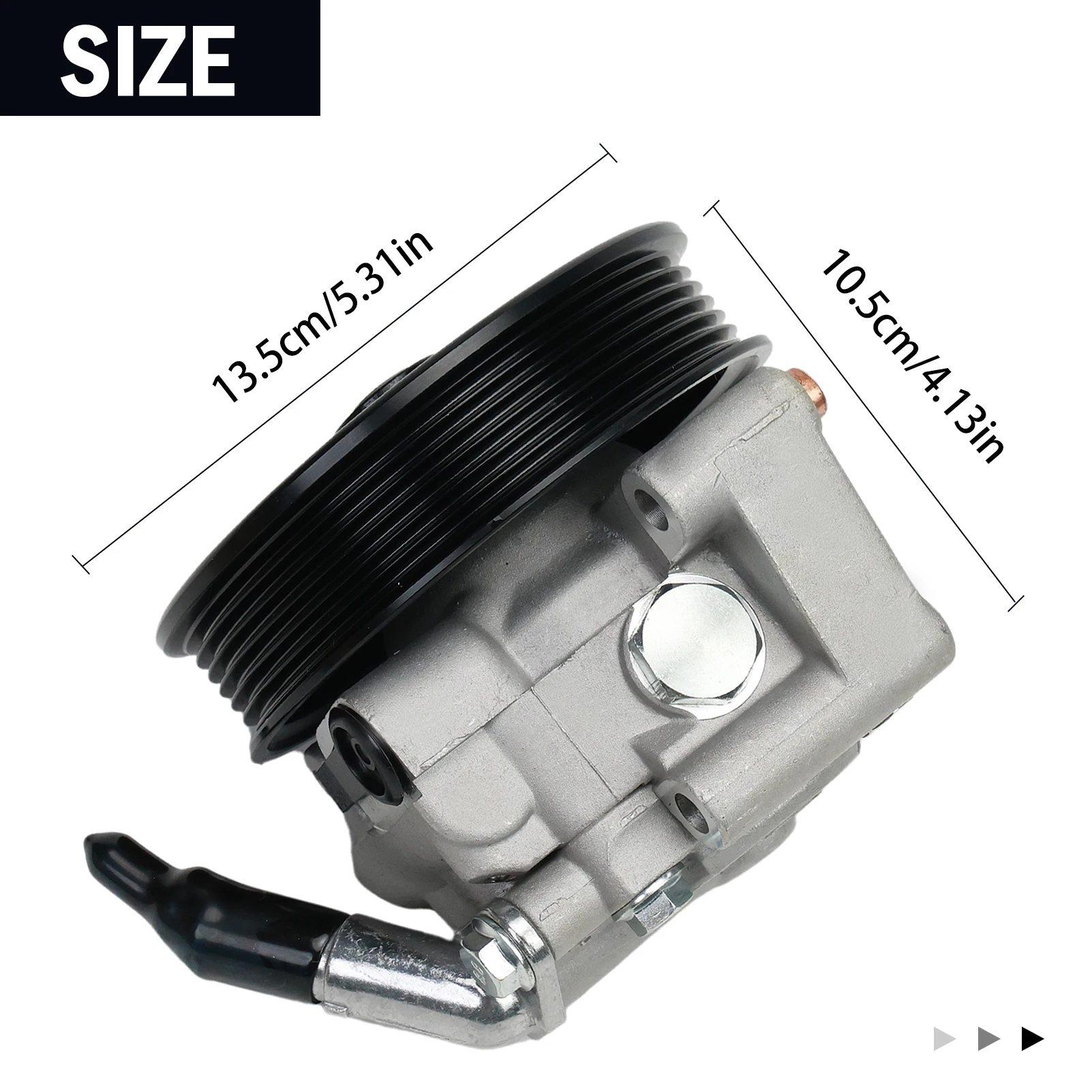 Насос гидроусилителя руля с шкивом L-D R-V FREELANDER 2 TD4 SD4 2007-2014 LR005658 LR006462 LR001106 LR0025803