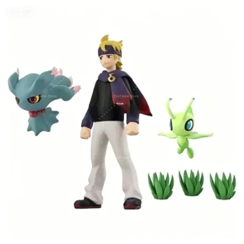Фото В наличии: Оригинальная коллекционная фигурка Bandai Scale World Pokemon Johto Region - Котоне, Байлиф, Сильвер Крокодил, Морти, Селеби №3