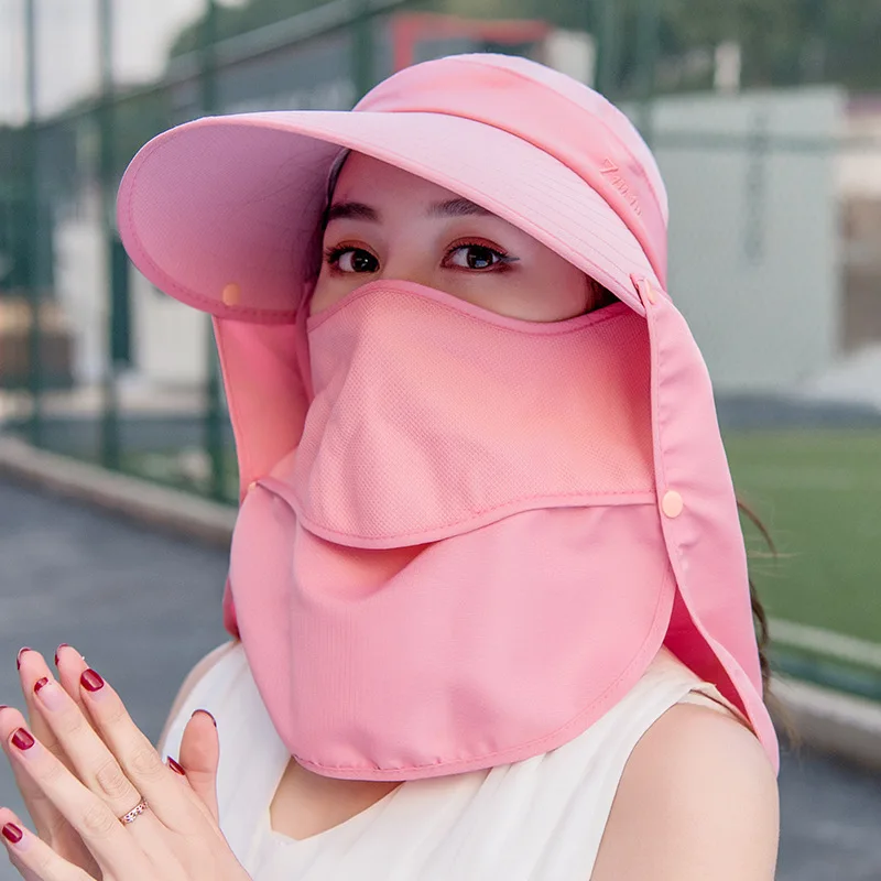 

Summer Hats For Women Sun Hat With Breathable Suncreen Outdoor Bicycling Beach Cap Visor Wide Brim Sunhat Female 2023 New