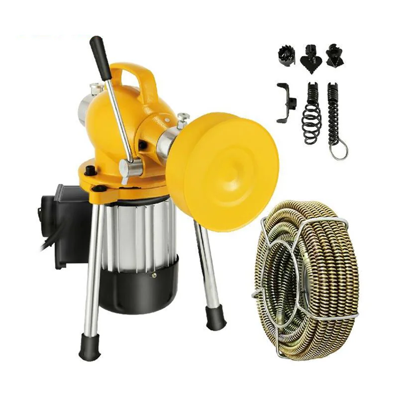 

Dredge Machine 400W Electric Pipe Plunger Household Sink Sewer Toilet Blockage Tube Unblocker Cleaning Tools