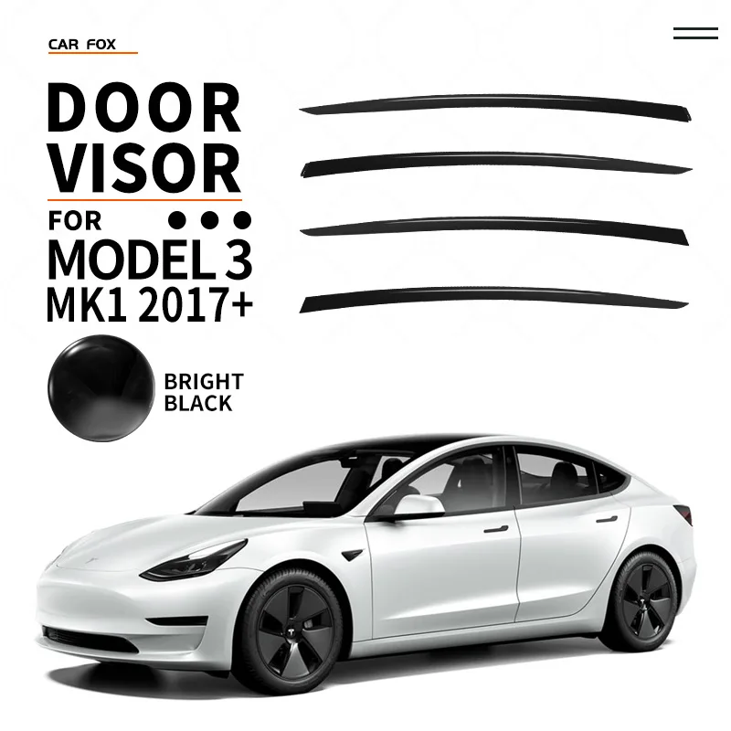 Дефлектор для вентиляционных отверстий Tesla Model 3 Y козырек боковых окон защита от