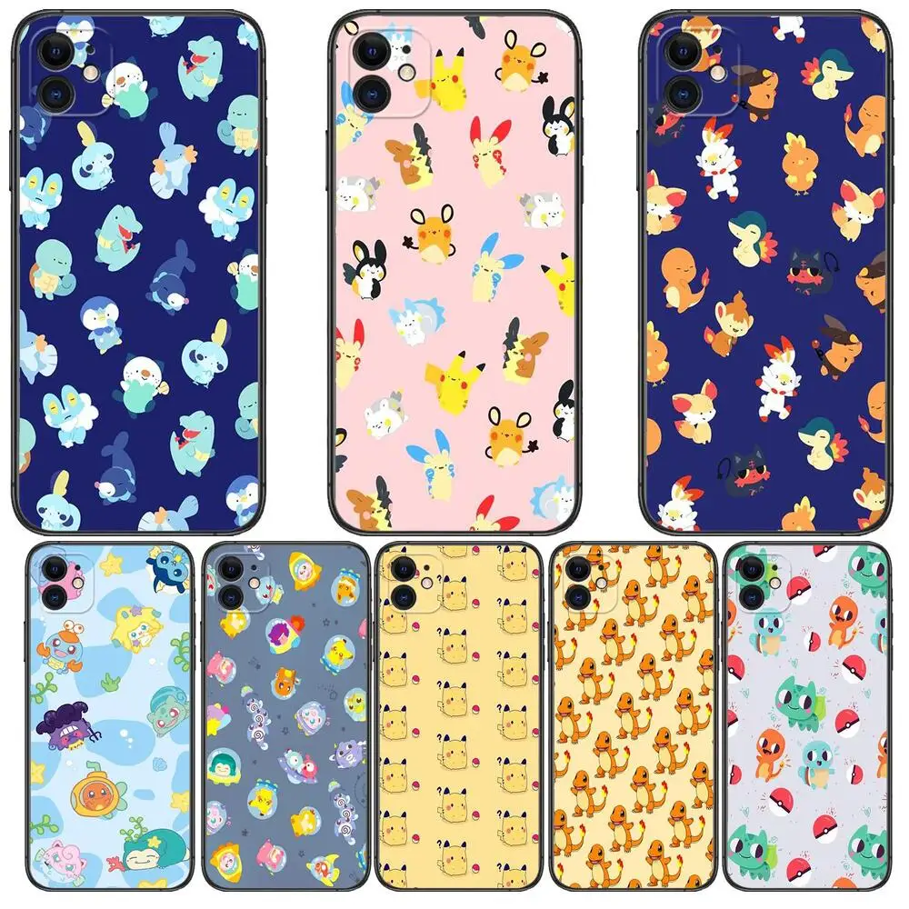 

kawaii Pokemon Cute Phone Cases For iphone 13 Pro Max case 12 11 Pro Max 8 PLUS 7PLUS 6S XR X XS 6 mini se mobile cell