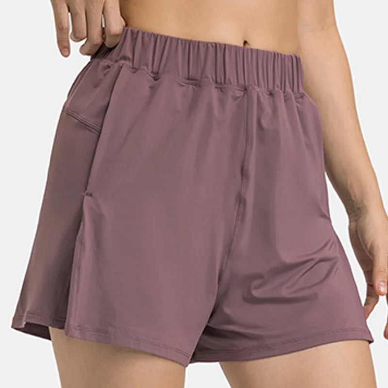 

Sports Shorts for Women Front Waist Cross Yoga Short Stretch Loose Shorts Butter Soft Stretchy Shorts Workout Rnning