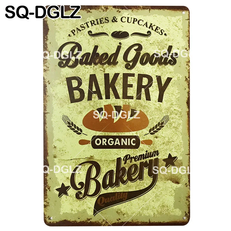 

Хлебобулочные металлические знаки, винтажный Настенный декор, бар, паб, металлические поделки, домашний Декор, живопись, художественный плакат