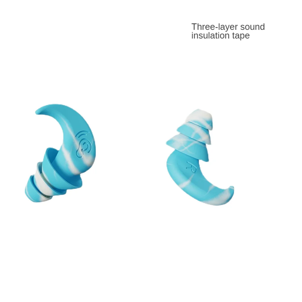 

Силиконовые беруши «Акулий плавник», трехслойные звукоизоляционные беруши для сна, беруши для взрослых в ванную, водонепроницаемые беруши для дайвинга