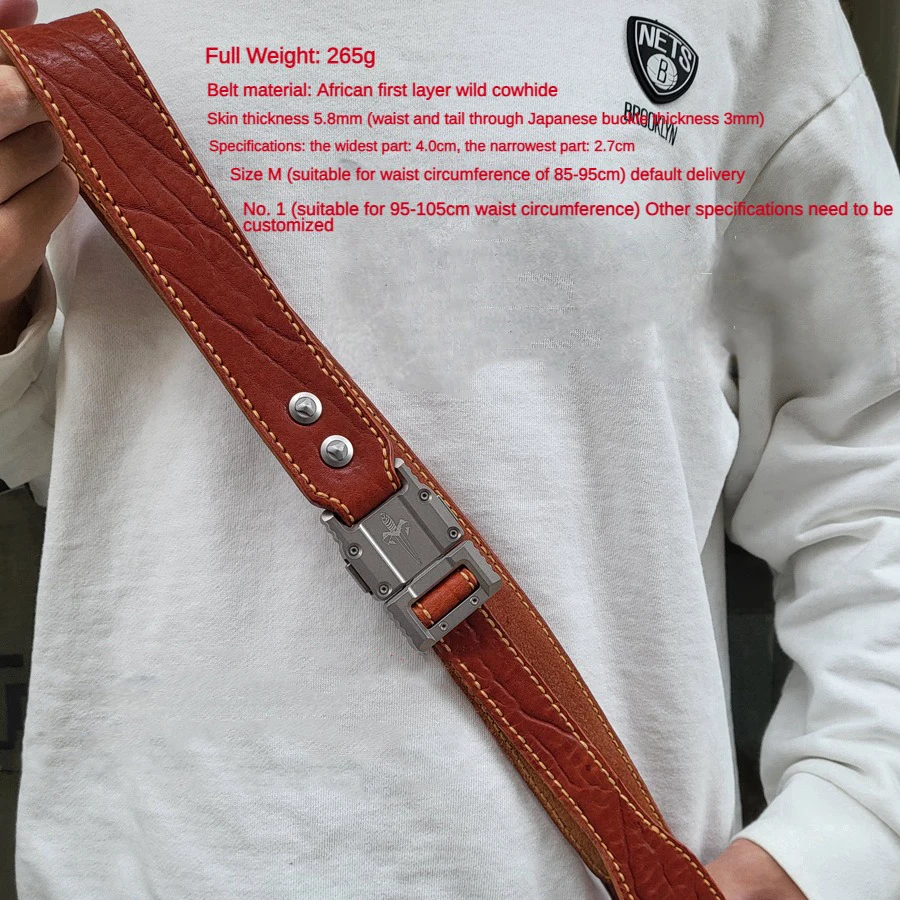 1 шт. пряжка-Кобра Bison Leather из титанового сплава